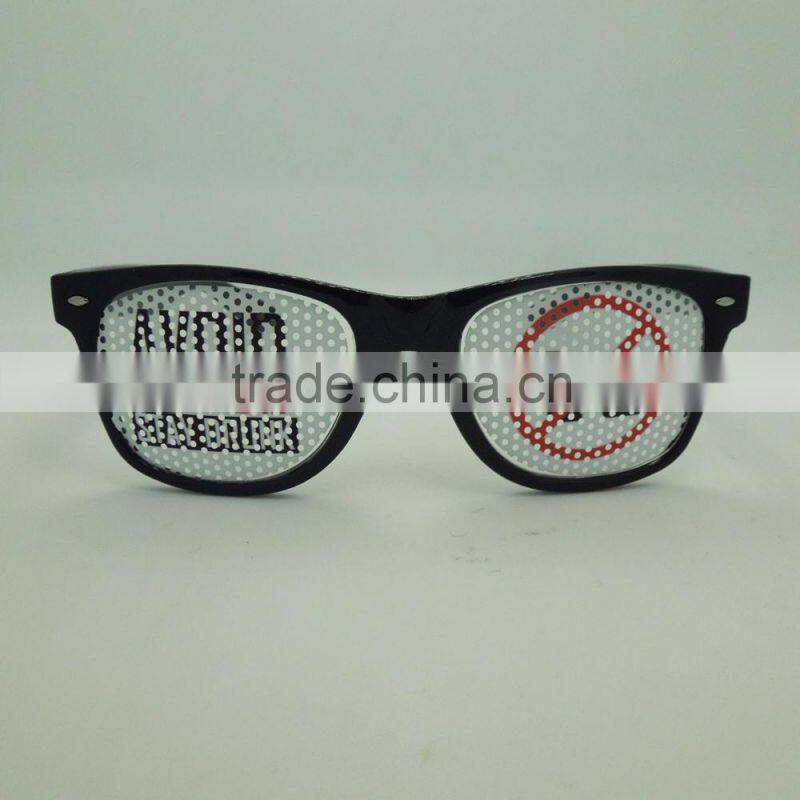 Pinhole Sticker Sunglasses Party Sunglasses