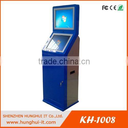 19" Dual Screen Payment Machine with Coin Acceptor and Cash Acceptor