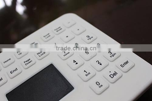 Excellent tactile feeling silicon waterproof keyboard in factory price