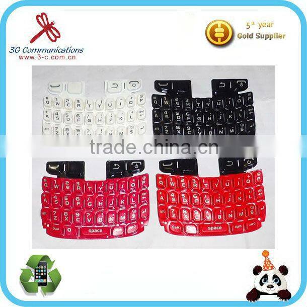 New mobile phone English keypad for blackberry curve 9320 keypad frame for blackberry bb 9320 9220 keyboard replacement