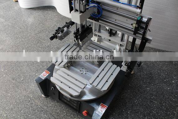 1 color 4 stations rotary screen printing machine