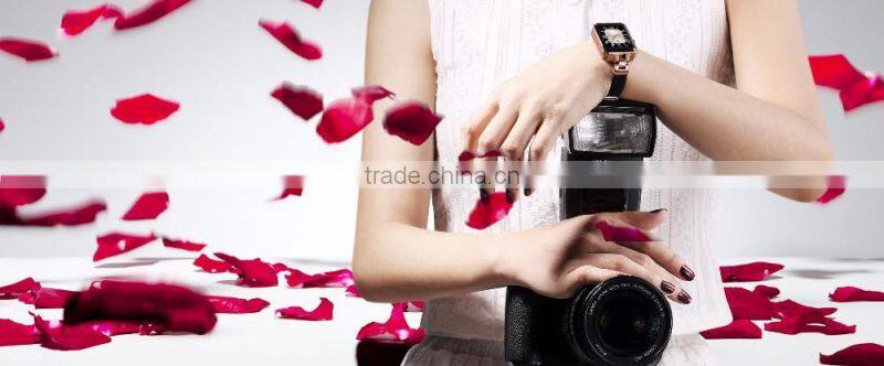 New Smart Watch Metal+Leather Strap Full work with iOS and Android Lady's Smart Watch