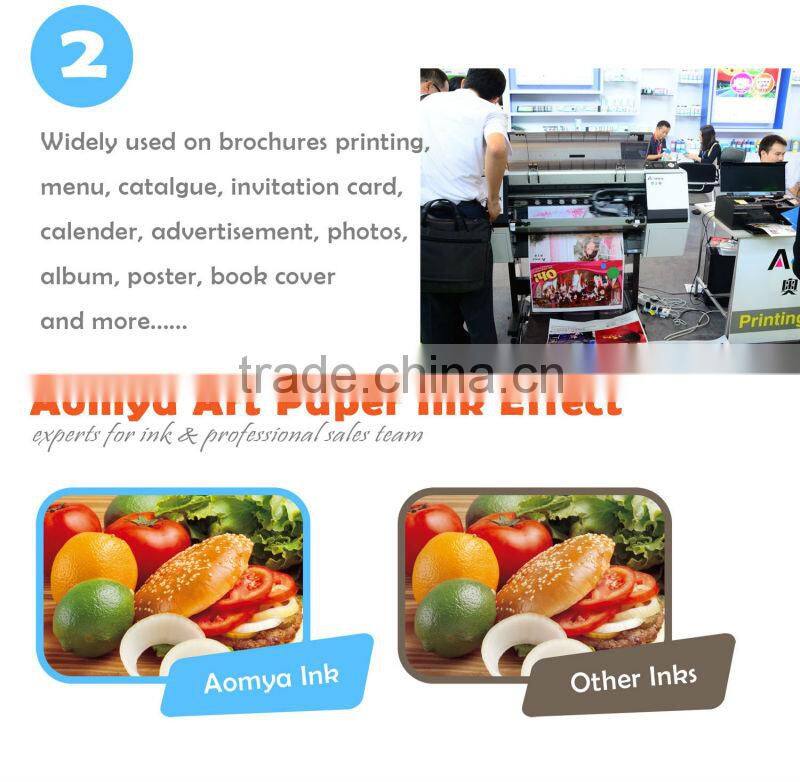 China factory direct sale high quality art paper ink fast dry