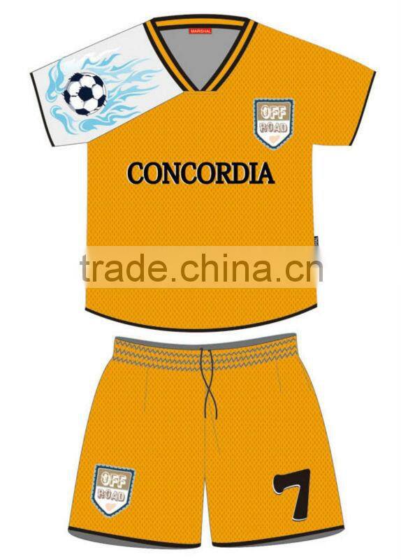 Original design kids soccer jersey OEM soccer jersey thailand quality