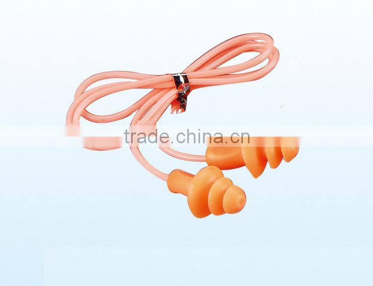 Yellow swimming waterproof safety ear plug