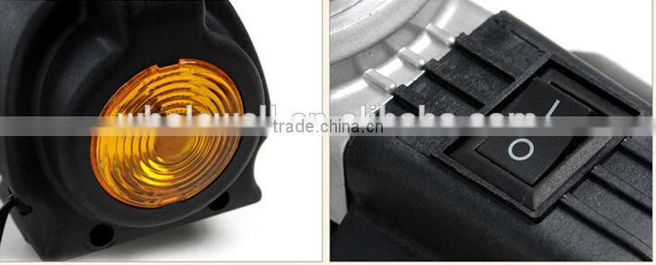 DC12V Car air compressor,air pump with light
