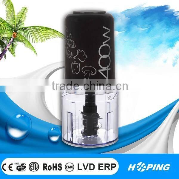 Electric food chopper/processor double blades