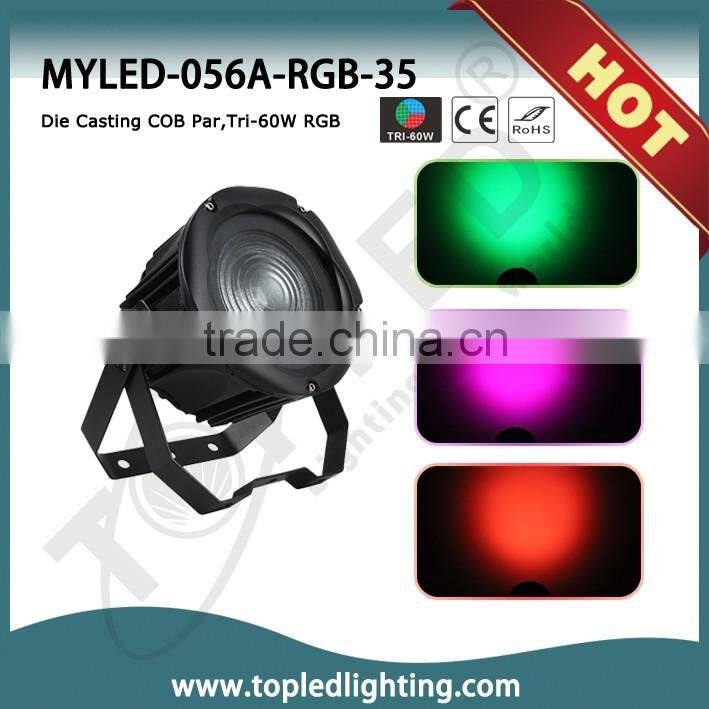 COB Tri-60W RGB LED COB Par Light