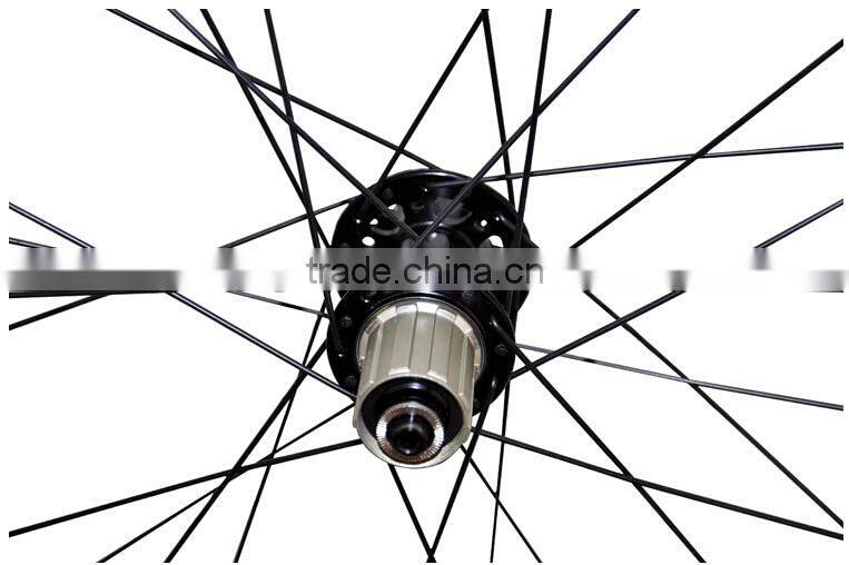 Carbon fiber mountain bike wheels dengfu 29er carbon MTB wheelset in UD matte finish
