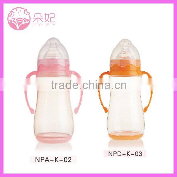 2015 Drop Resistance baby nursing bottle 8 oz
