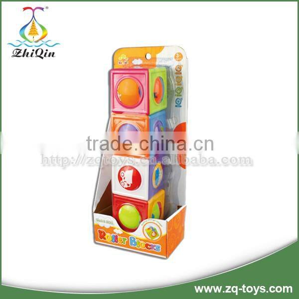 2016 New design enlighten roller blocks baby educational toys