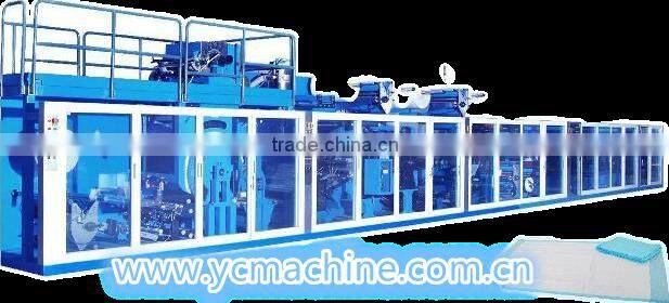 under pad making machine production line