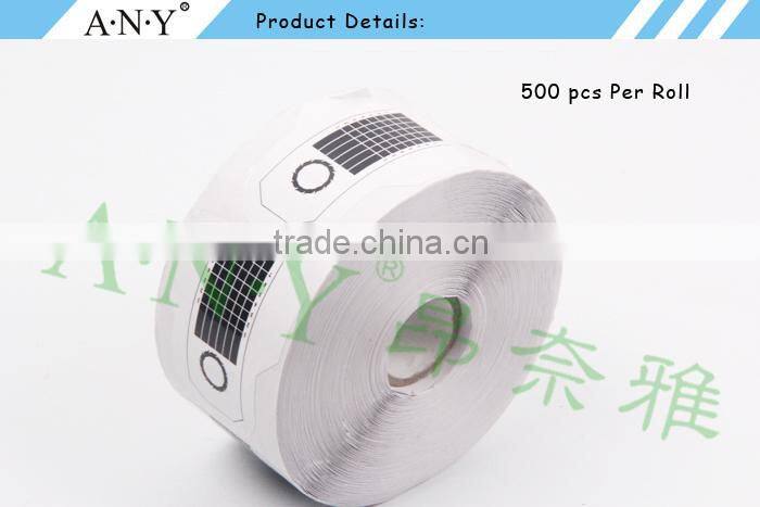 Nail Art Flat Extension Nails Building 8 Lines Paper Acrylic Liquid Form For Nail