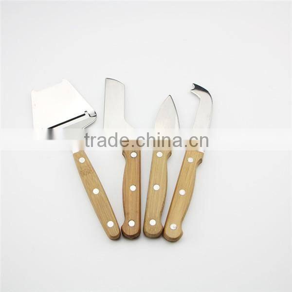 High quality 4 pcs cheese butter knife spreader tools set