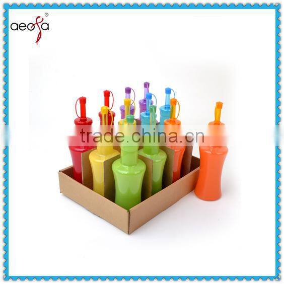 100ml clear glass oil and vinegar dispenser bottle