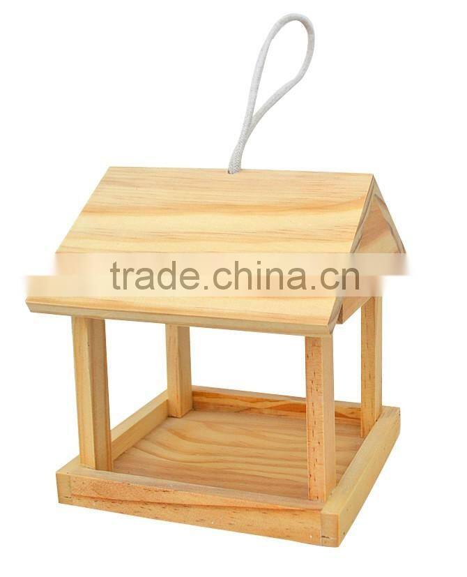 Handmade small wooden bird house