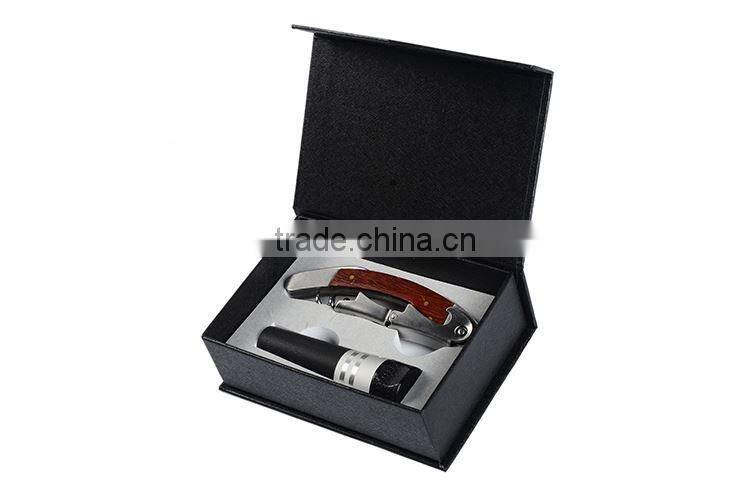 Durable Multi-Functional Two Step Flat Stainless Steel Bottle Openers Wine Corkscrew