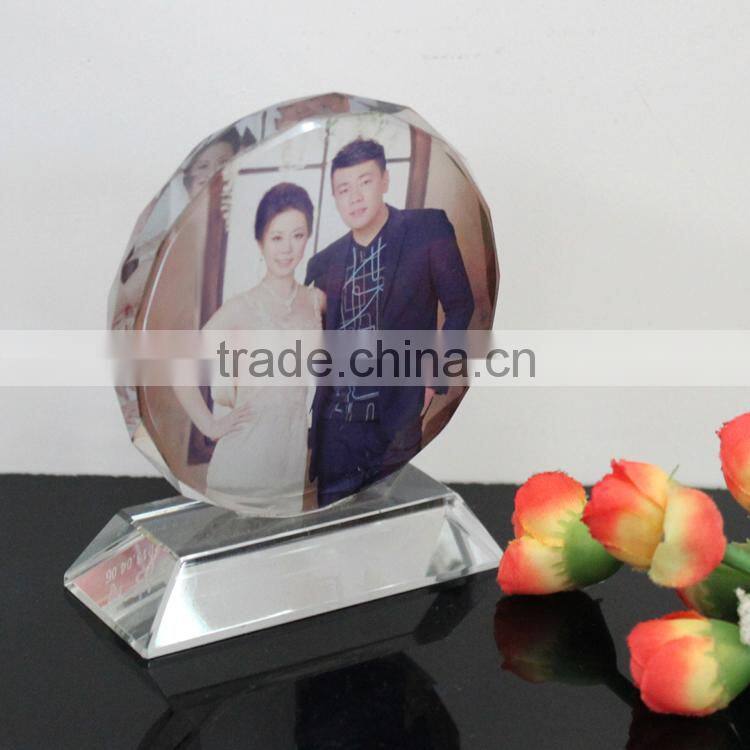 Cute crystal wedding photo frames