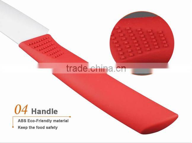 Beauty Gifts Zirconia kitchen knife set Ceramic fruit Knife Set 3" 4" 5" 6" inch+ Peeler+Covers