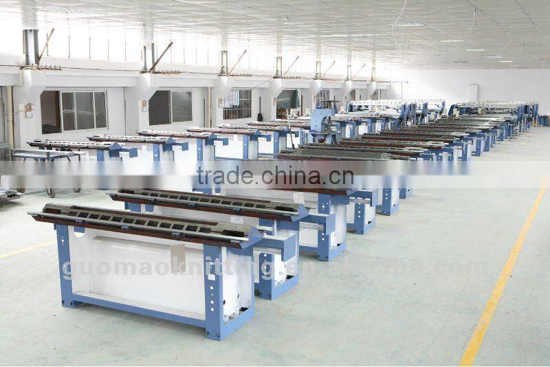 single system computerized flat knitting machine