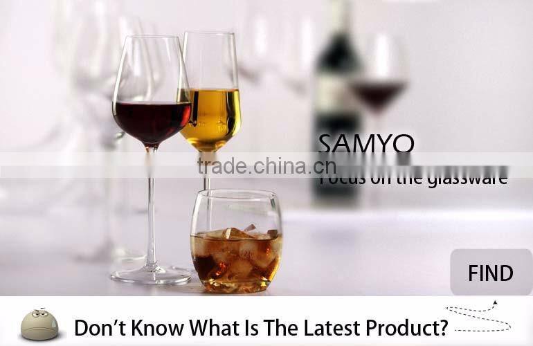 SAMYO Hot Selling Clear Wine Bottle Wine Glass