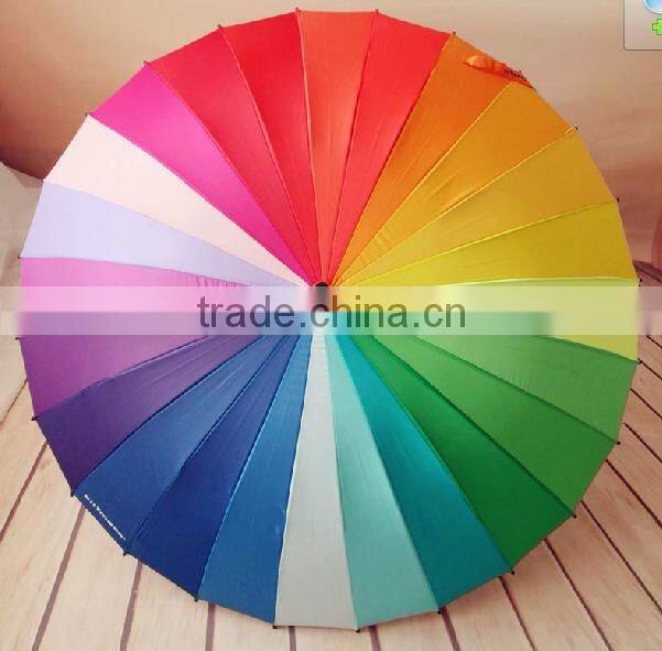 Big 24K Rainbow Umbrellas