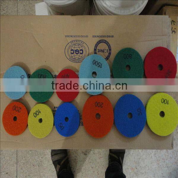 Resin copper bonded polish pads