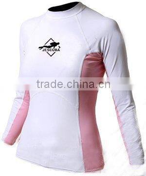 Women's sailing rash guard,Long women rash guard ,UV production sailing rash guard