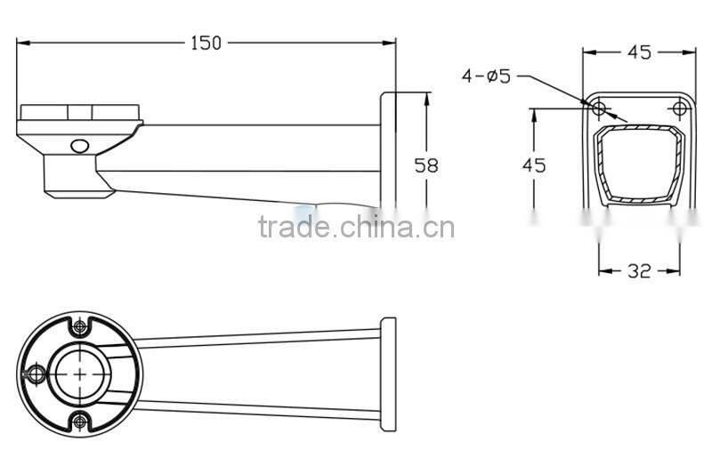 10X Zoom Lens 1080P Project Night-Vision Outdoor POE Bullet PTZ Camera With Card Slot IR 80M Waterproof