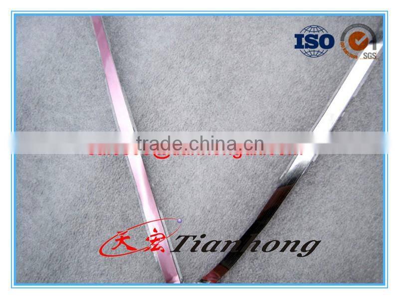 light green colored free edge alu pet foil heat-resistant insulating tape hangzhou tianhong low price al products