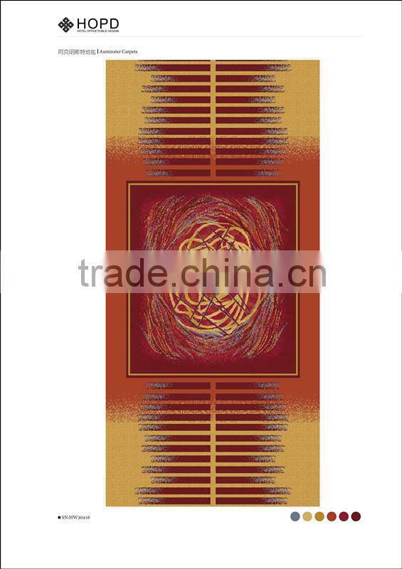 Exquisite hotel corridor carpet with modern pattern