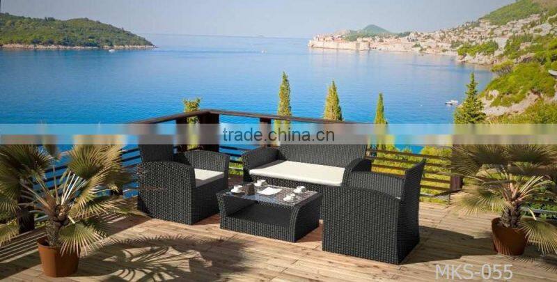 Poly rattan sofa set- P.E rattan garden sofa- Resin wicker garden furniture