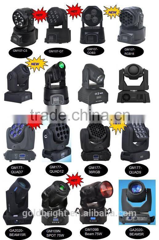 9pcs rgbw 4in1 led matrix effect light led small moving head matrix