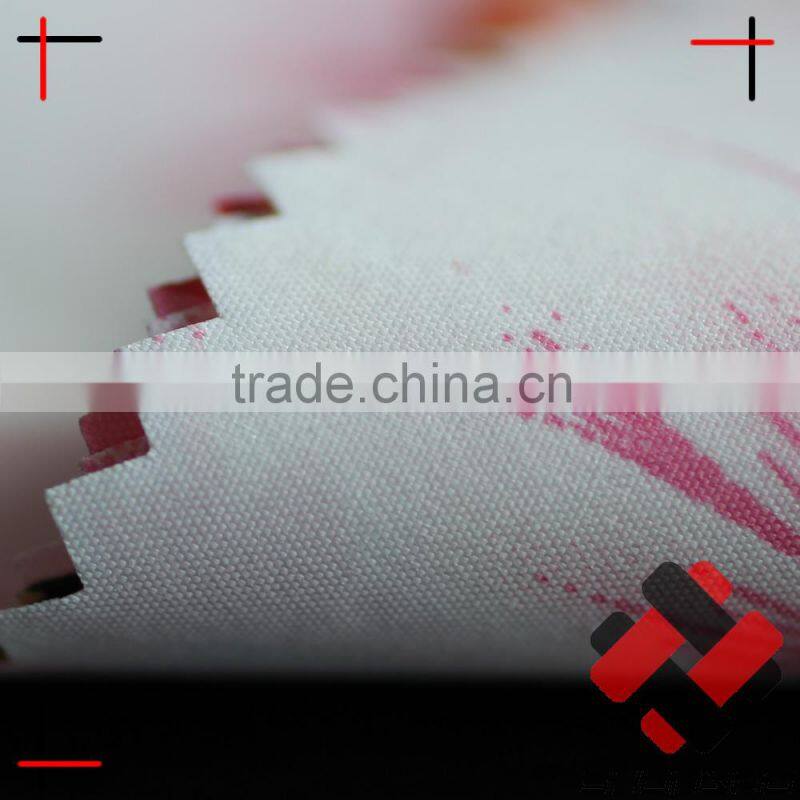 100% polyester spun pongee fabric imitation cotton fabric printed for garment