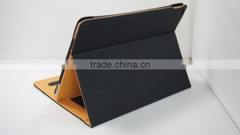 Amazon hotsale card slots stand business handheld protect leather cover for ipad pro 9.7 inch
