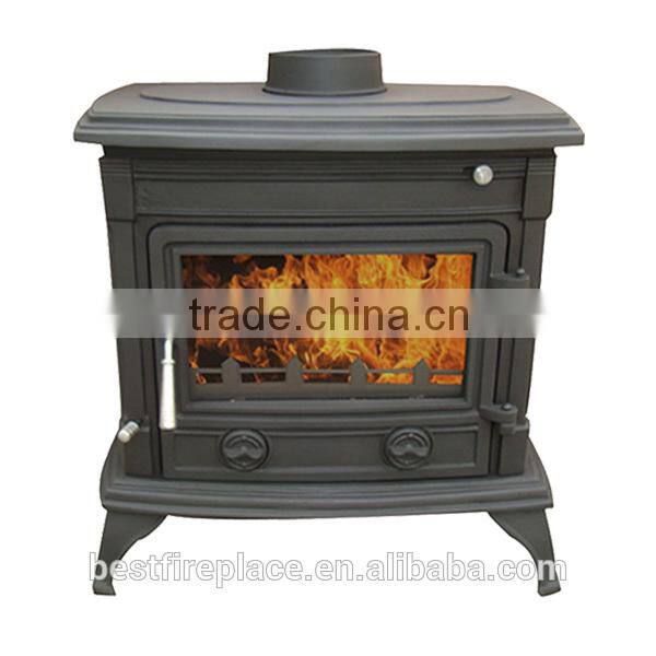 Contemporary Log Burner, Wood Burner, Mutifuel Stoves with Back Bolier