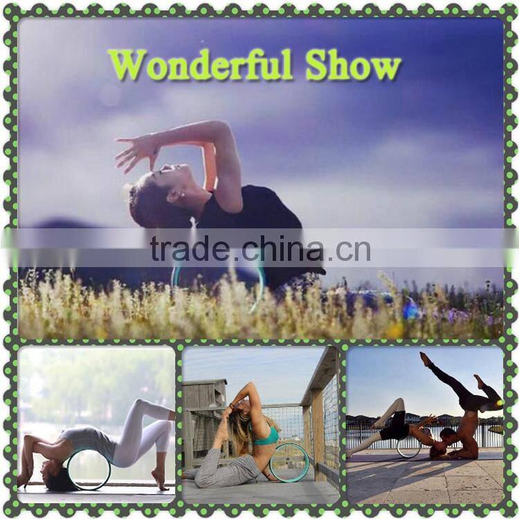 High quality fitness euipment yoga wheel for body shape
