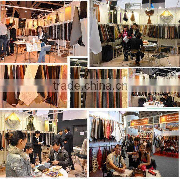 60% pu 40% rayon synthetic leather fabric for bag and furniture usage