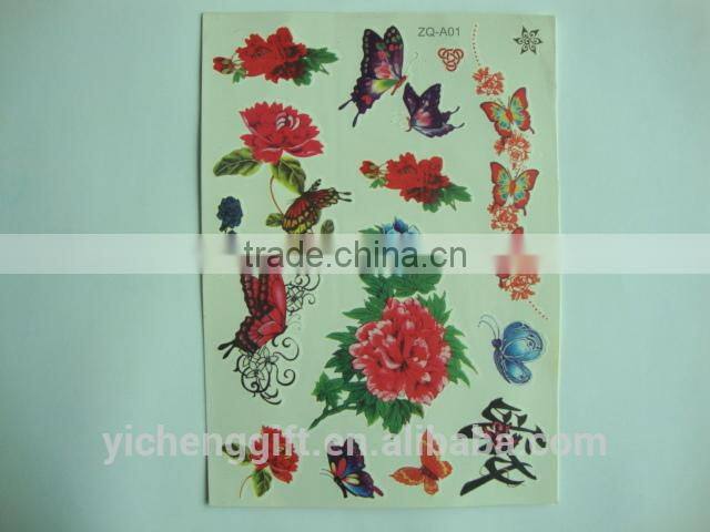 NO-TOXIC Body Temporary Glitter Tattoo Sticker