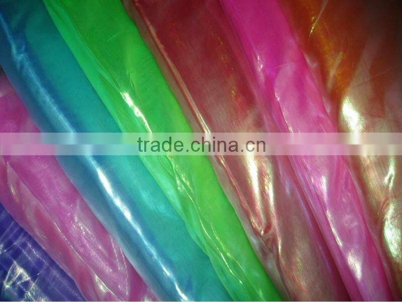 100%polyester bridal creased fabric
