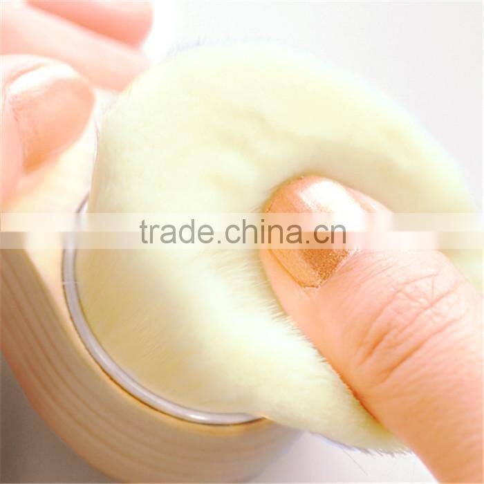Soft Nylon Hair Wooden Cleaning Face Brush