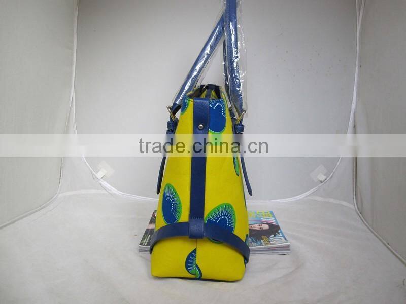 China factory African wax print fabric handbags for lady