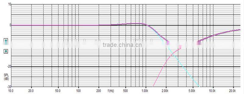 high power rms 600w Pro audio 12db DJ crossover