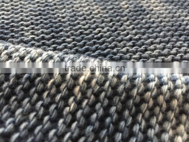 carded cotton indigo yarn waxed for weaving and knitting