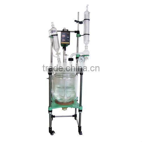 GR-10L EX Three-layer Explosion-proof 3.3 High Borosilicate Jacketed Glass Reactor