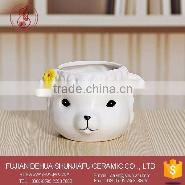 Creative ceramic zodiac animal plant pots