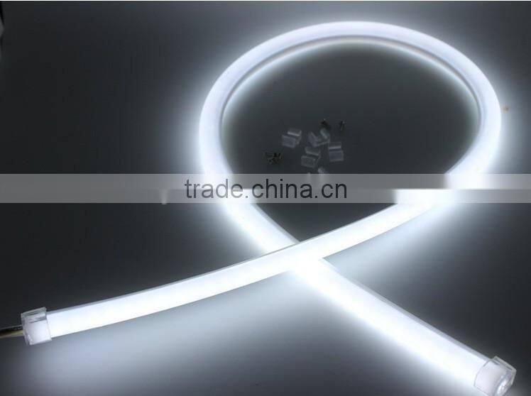 Motor parts accessories flexible led car neon light tear strip led daytime running light for car bus truck