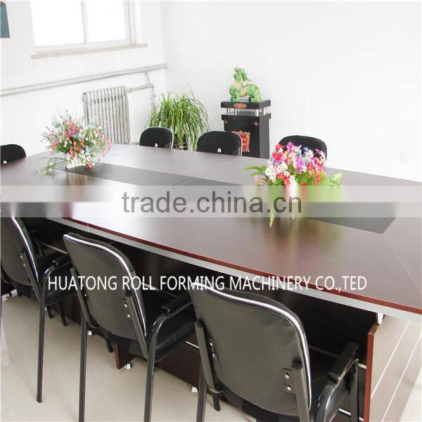 HT 760 hydraulic color steel metal sheet roof roller forming machine