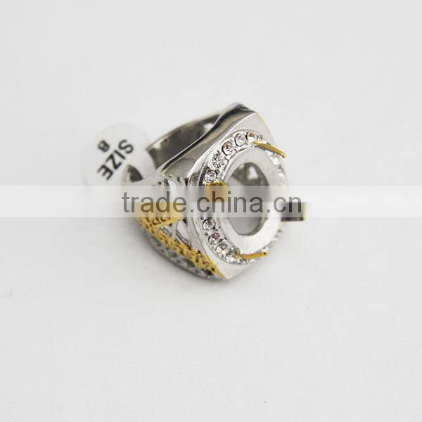 Indonesia stainless steel ring gold rings without stones indonesia setting ring