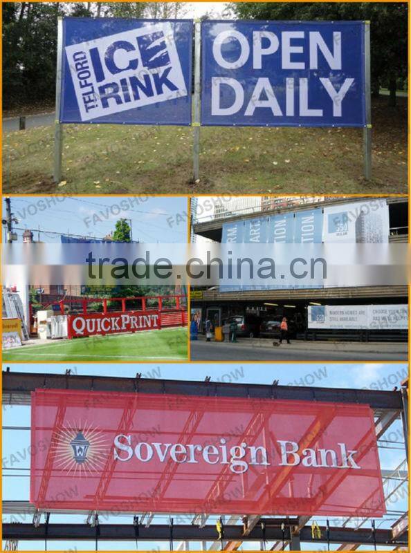 Outdoor Vinyl Polyester Mesh Banner